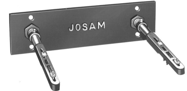 Josam 17125 Wall Mount Non-Adjustable Concealed Arms
