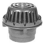 Z-125 8" Diameter roof drain with poly-dome.